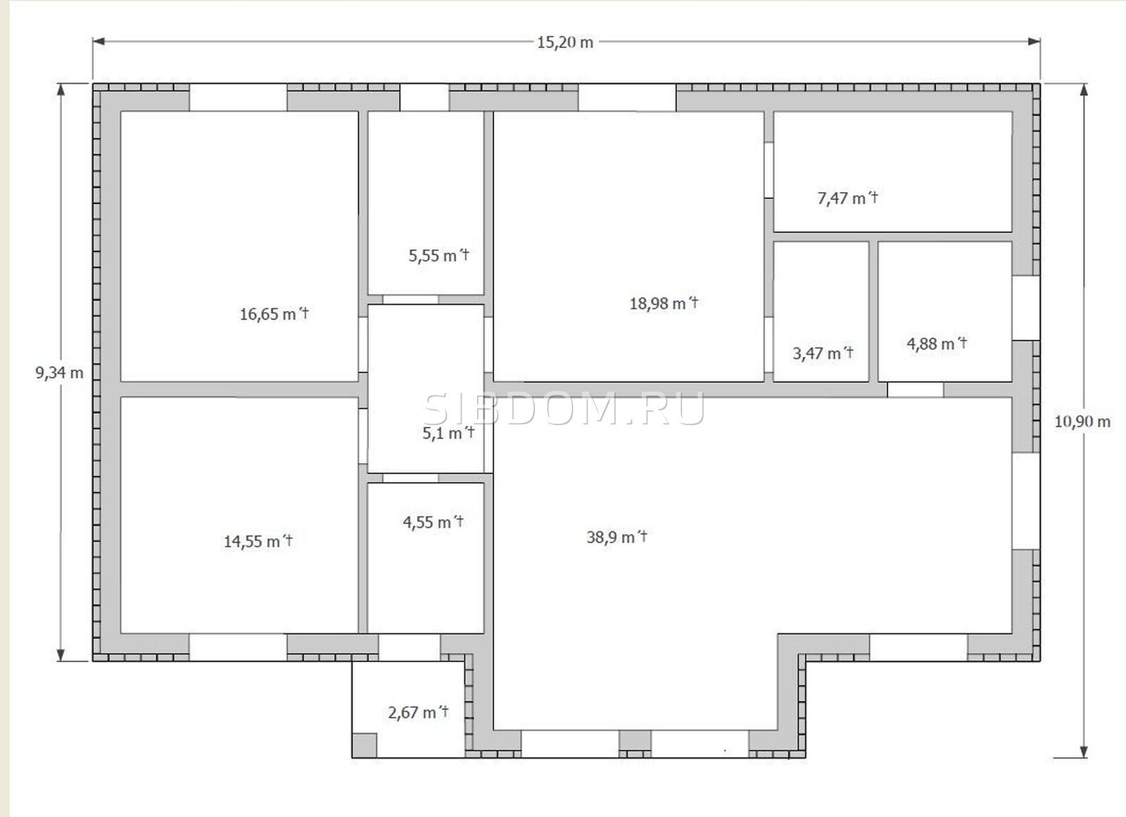 Продам дом Фирсово, 8 соток, 120 кв.м - СИБДОМ, объявление 190563