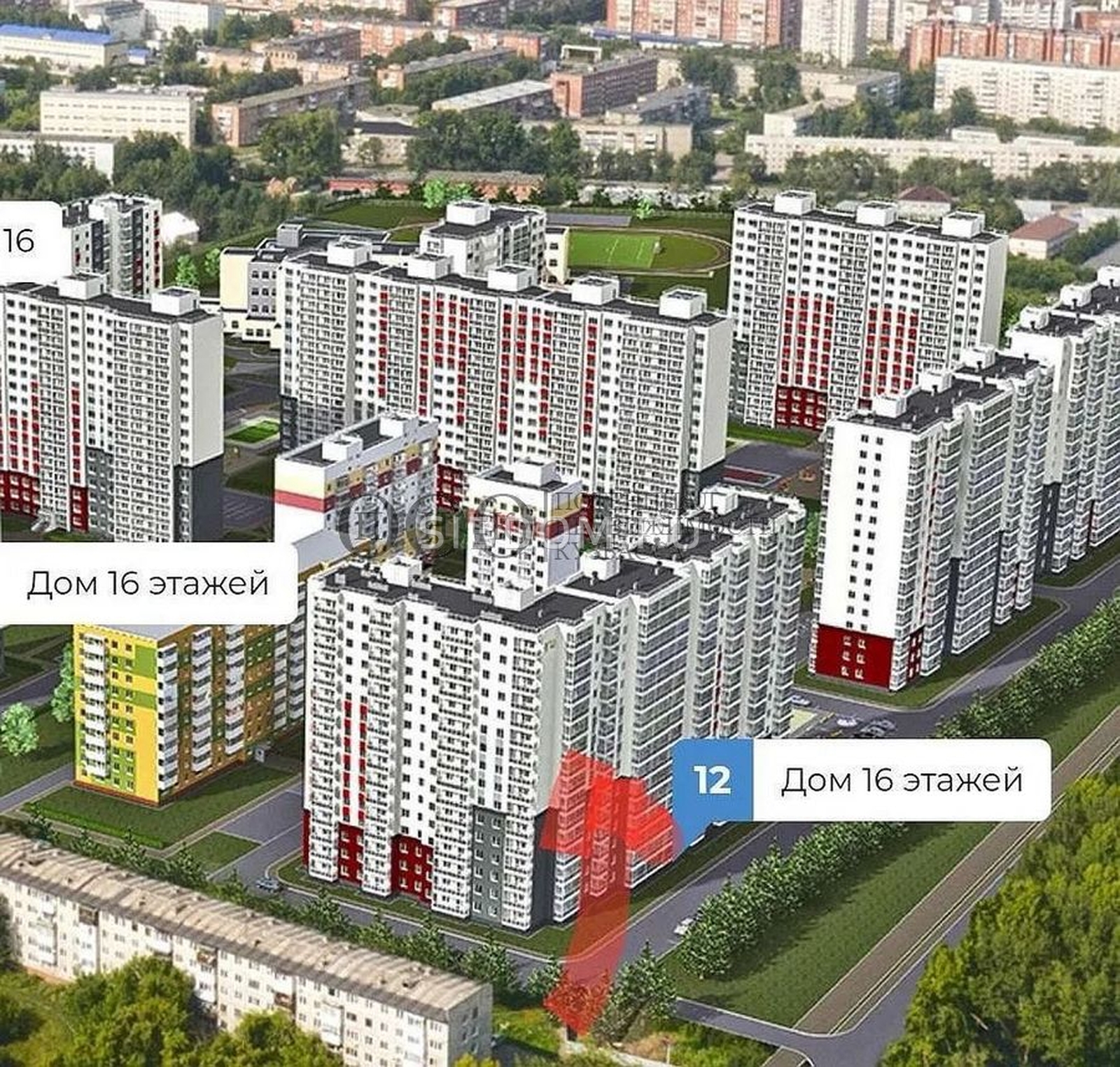 Продам однокомнатную квартиру в Кемерово Кузнецкий, дом 12, 26 кв.м, 9 этаж  - СИБДОМ, объявление 245541