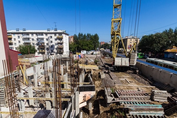 Ход строительства август 2014, 2 этап