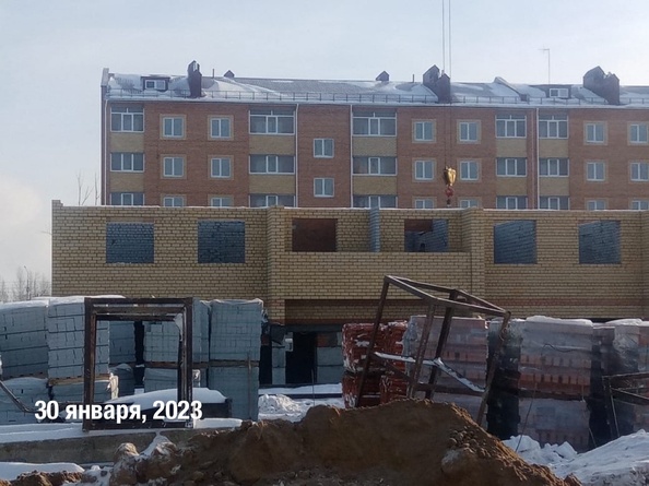 Ход строительства 31 января 2023