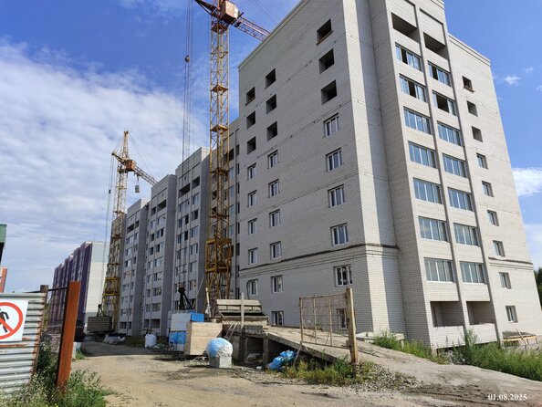 Ход строительства 1 августа 2025