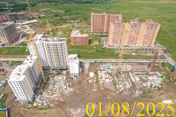 Ход строительства 1 августа 2025