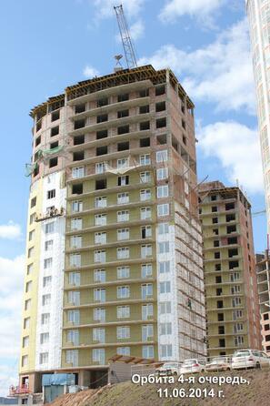 Ход строительства 1,2 дом - июнь 2014
