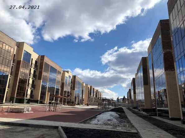 Ход строительства 27 апреля 2021