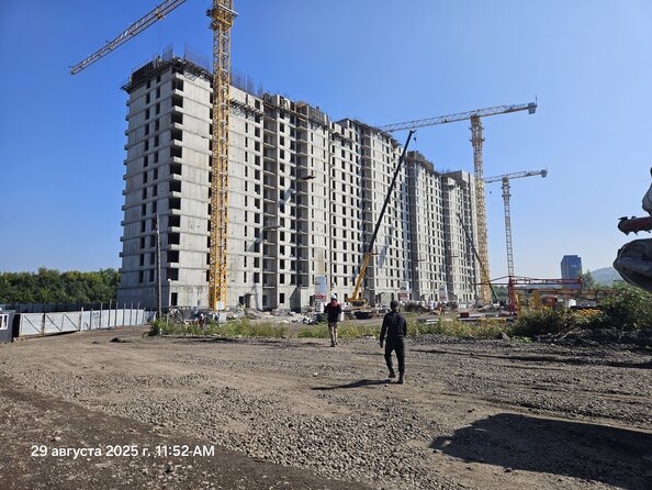 Ход строительства 29 августа 2025