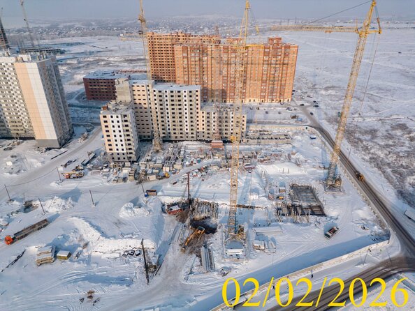 Ход строительства 3 февраля 2026