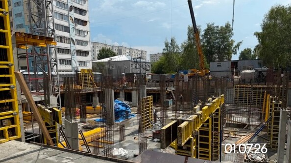 Ход строительства 1 июля 2026