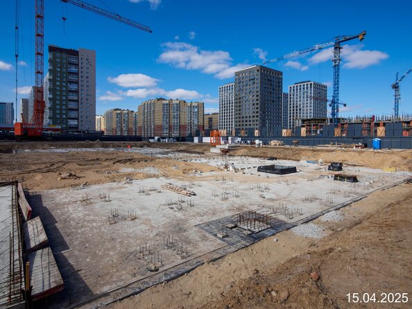 Ход строительства 15 апреля 2025