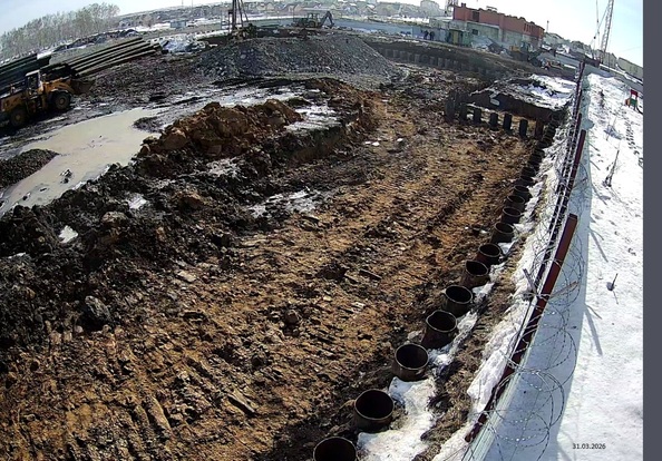 Ход строительства 31 марта 2026