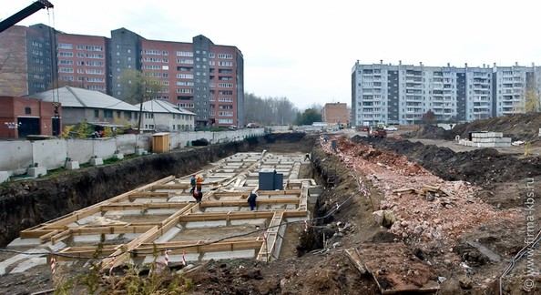 Ход строительства 4 октября 2011