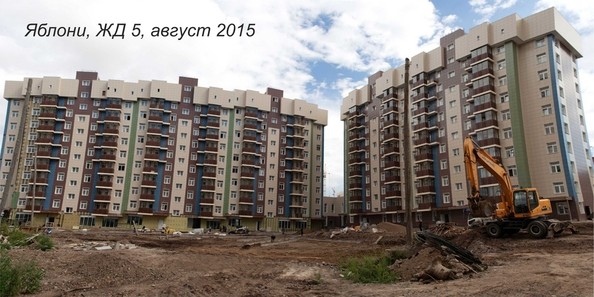 Ход строительства 14 августа 2015