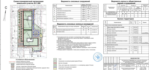 Градостроительный план участка клубного дома Almond