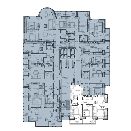 
   Продам 3-комнатную, 72.6 м², Портовый, 1 очередь

. Фото 1.