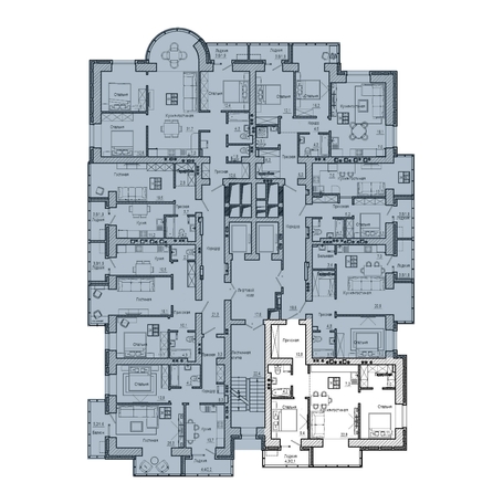 
   Продам 3-комнатную, 72.5 м², Портовый, 1 очередь

. Фото 1.