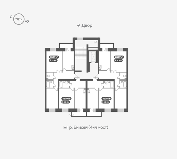 
   Продам 1-комнатную, 43.4 м², Академгородок ул, 78

. Фото 19.