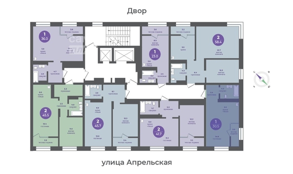 
   Продам 1-комнатную, 30.5 м², Прогресс-квартал Перемены, дом 1

. Фото 8.