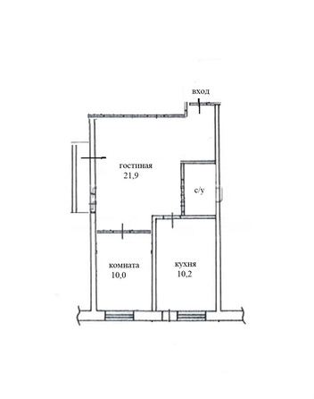 
   Продам 2-комнатную, 44.7 м², Марковского ул, 41

. Фото 14.