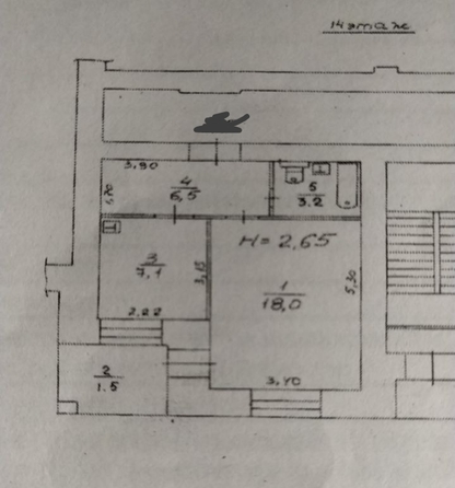 
   Продам 1-комнатную, 37.2 м², Семафорная ул, 15а

. Фото 15.