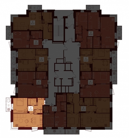 
  Продается 2-комн. квартира, 55.92 м², ЖК АЙВАЗОВSKY (АЙВАЗОВСКИЙ), 2
. Фото 1.