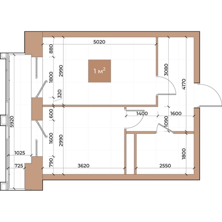 
  Продается 1-комн. квартира, 39.2 м², ЖК Небо над Енисеем, корпус 3
. Фото 3.