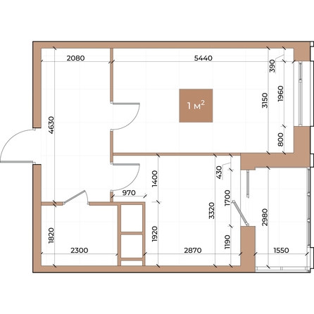 
  Продается 1-комн. квартира, 43 м², ЖК Небо над Енисеем
. Фото 3.