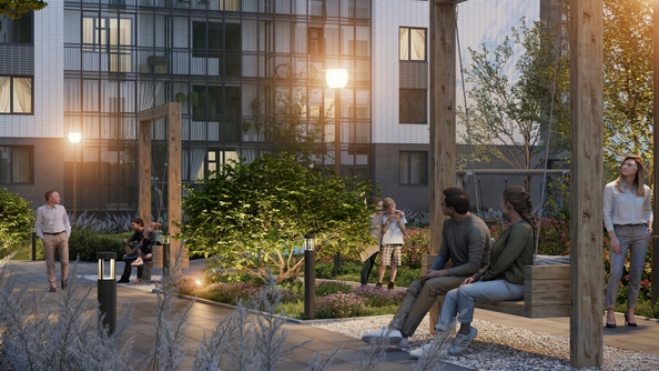 
  Продается 1-комн. квартира, 42.1 м², ЖК Белый квартал на Свободном, дом 3
. Фото 3.