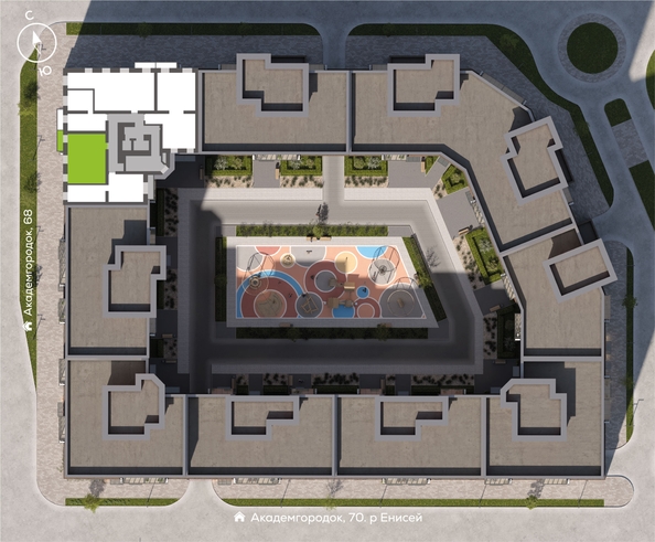 
  Продается 2-комн. квартира, 54.34 м², ЖК Академгородок, дом 3
. Фото 1.