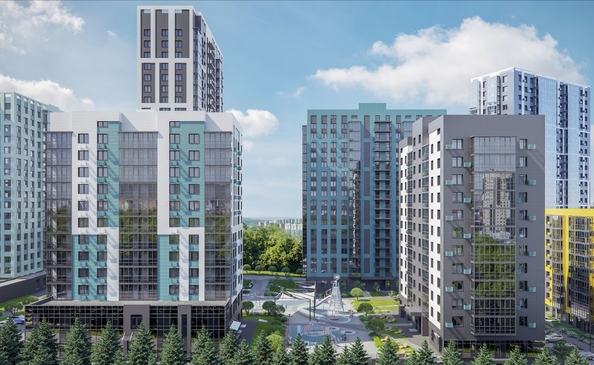 
  Продается 2-комн. квартира, 56.8 м², ЖК Univers (Универс), 2 квартал
. Фото 2.