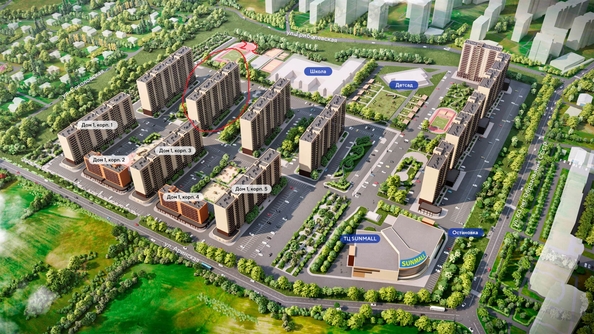 
  Продается 2-комн. квартира, 52.21 м², ЖК Аринский, дом 2 корпус 2
. Фото 3.