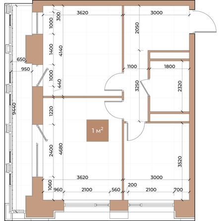 
  Продается 2-комн. квартира, 57.2 м², ЖК Небо над Енисеем
. Фото 3.