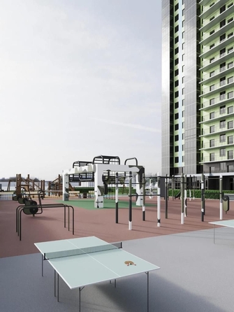 
  Продается 2-комн. квартира, 58.1 м², ЖК Зеленая высотка на Калинина
. Фото 2.