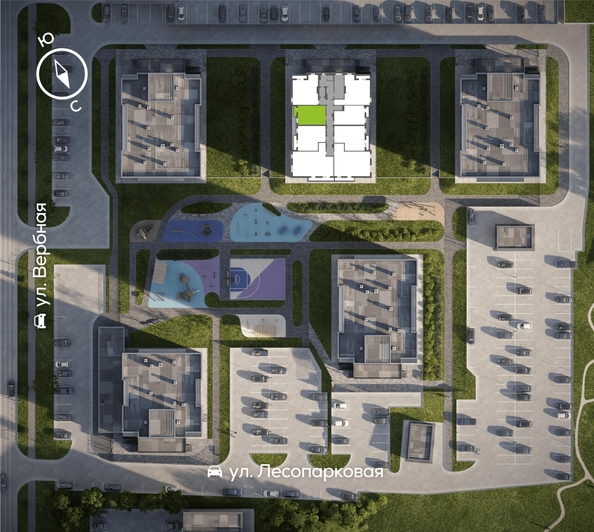
  Продается 1-комн. квартира, 43.3 м², ЖК Белый квартал на Свободном, дом 3
. Фото 1.