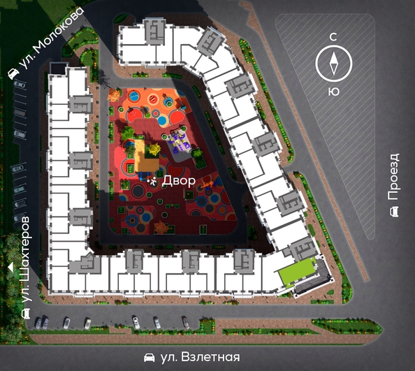 
  Продается 3-комн. квартира, 88.12 м², ЖК Сити-квартал на Взлетной, дом 1
. Фото 1.