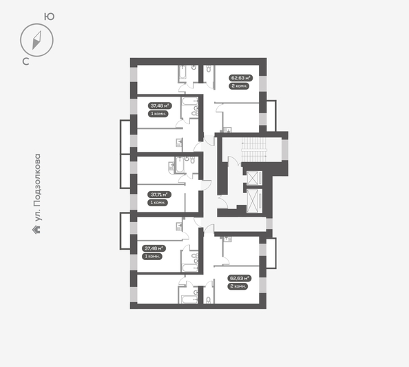 
  Продается 1-комн. квартира, 37.48 м², ЖК DAO (ДАО), дом 1
. Фото 5.