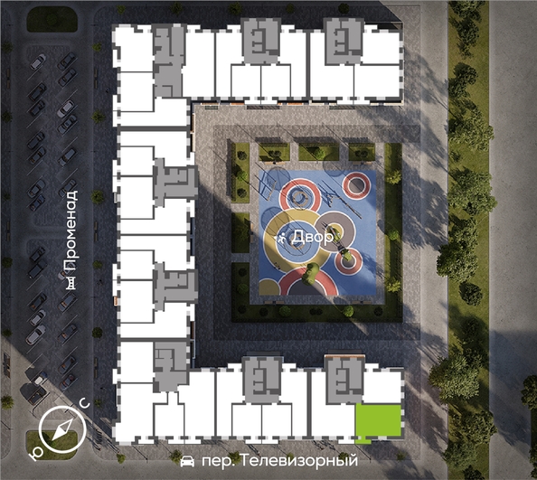 
  Продается 2-комн. квартира, 64.52 м², ЖК Октябрьский, дом 2
. Фото 1.