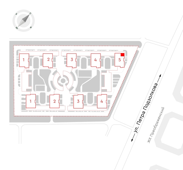 
  Продается 3-комн. квартира 53.5 м², в ЖК Чижи, 2 очередь (корпус 5). Фото 2.