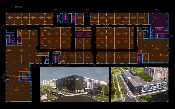 
  Продается торговая площадь 42.7 м², в ТОК Авион. Фото 1.