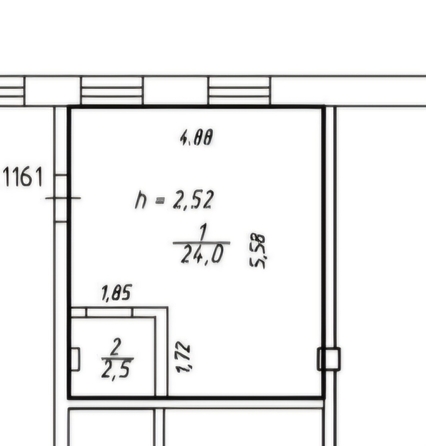 
  Продается апартамент 26.5 м². Фото 13.