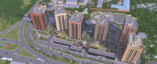 
  Продается 3-комн. квартира 59.1 м², в ЖК Калина Долина, дом 6. Фото 1.