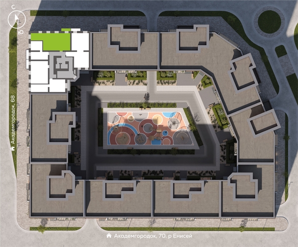 
  Продается 3-комн. квартира 77.93 м², в ЖК Новый Академ, дом 3. Фото 1.
