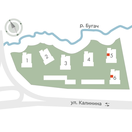 
  Продается 2-комн. квартира 35.1 м², в ЖК Калина Долина, дом 5. Фото 2.