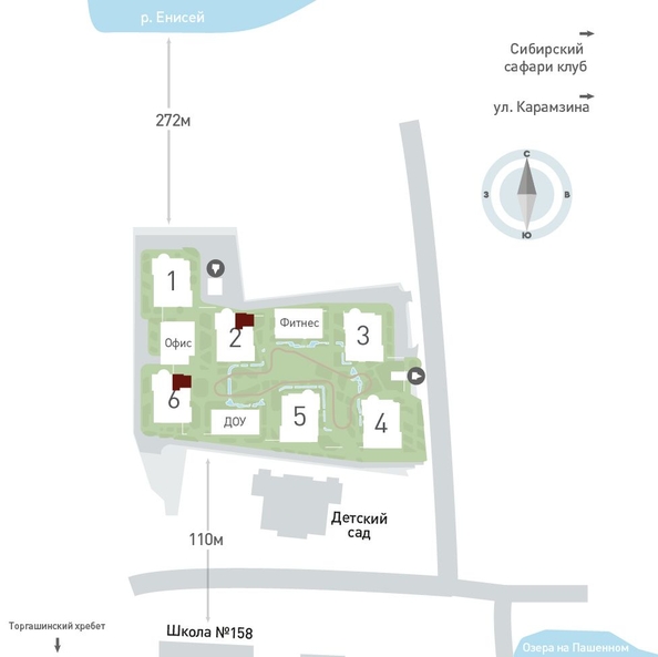 
  Продается 3-комн. квартира 77.4 м², в ЖК Портовый. Речной квартал, к 2. Фото 2.