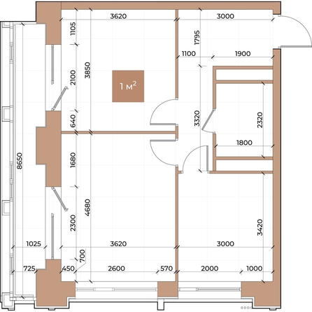 
  Продается 2-комн. квартира 55.2 м², в ЖК Небо над Енисеем. Фото 3.