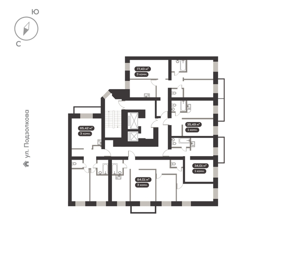 
  Продается 1-комн. квартира 35.49 м², в ЖК ДАО, дом 2. Фото 4.