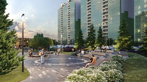 
  Продается 2-комн. квартира 61.73 м², в ЖК Аллея Парк, 1 этап. Фото 6.