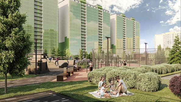 
  Продается 2-комн. квартира 61.73 м², в ЖК Аллея Парк, 1 этап. Фото 9.