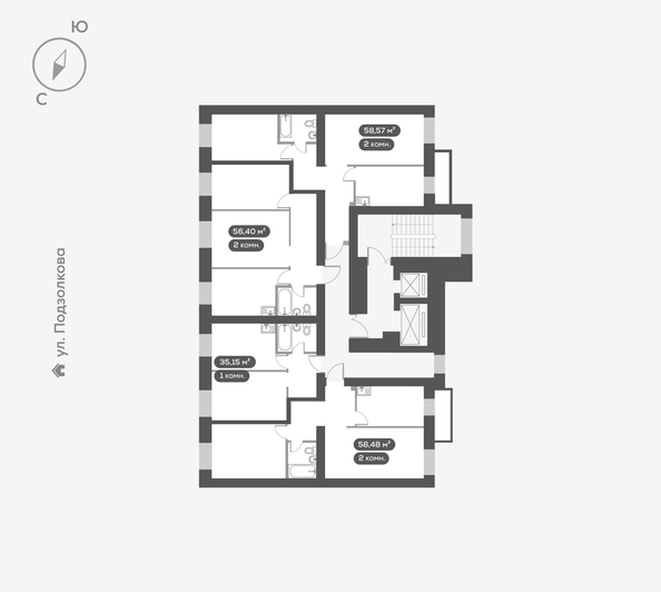 
  Продается 1-комн. квартира 35.15 м², в ЖК ДАО, дом 1. Фото 5.