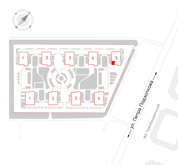 
  Продается 3-комн. квартира 58.9 м², в ЖК Чижи, 2 очередь (корпус 5). Фото 2.