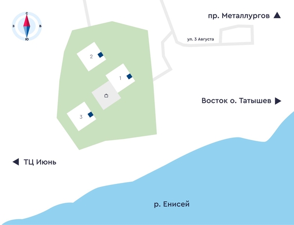 
  Продается 2-комн. квартира 49.26 м², в ЖК АЙВАЗОВСКИЙ-ЕНИСЕЙ, 1. Фото 2.