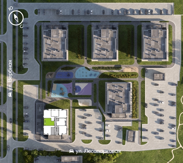 
  Продается 2-комн. квартира 53.2 м², в ЖК Белый квартал на Свободном, дом 4. Фото 1.